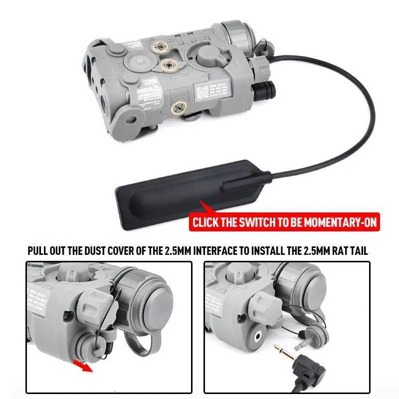WADSN New L3-NGAL IR Laser Functional Airsoft Tactical NGAL Red Sight Pointer Strobe LED Light Hunting Weapon Outdoor Fits 20mm RailXJ250728