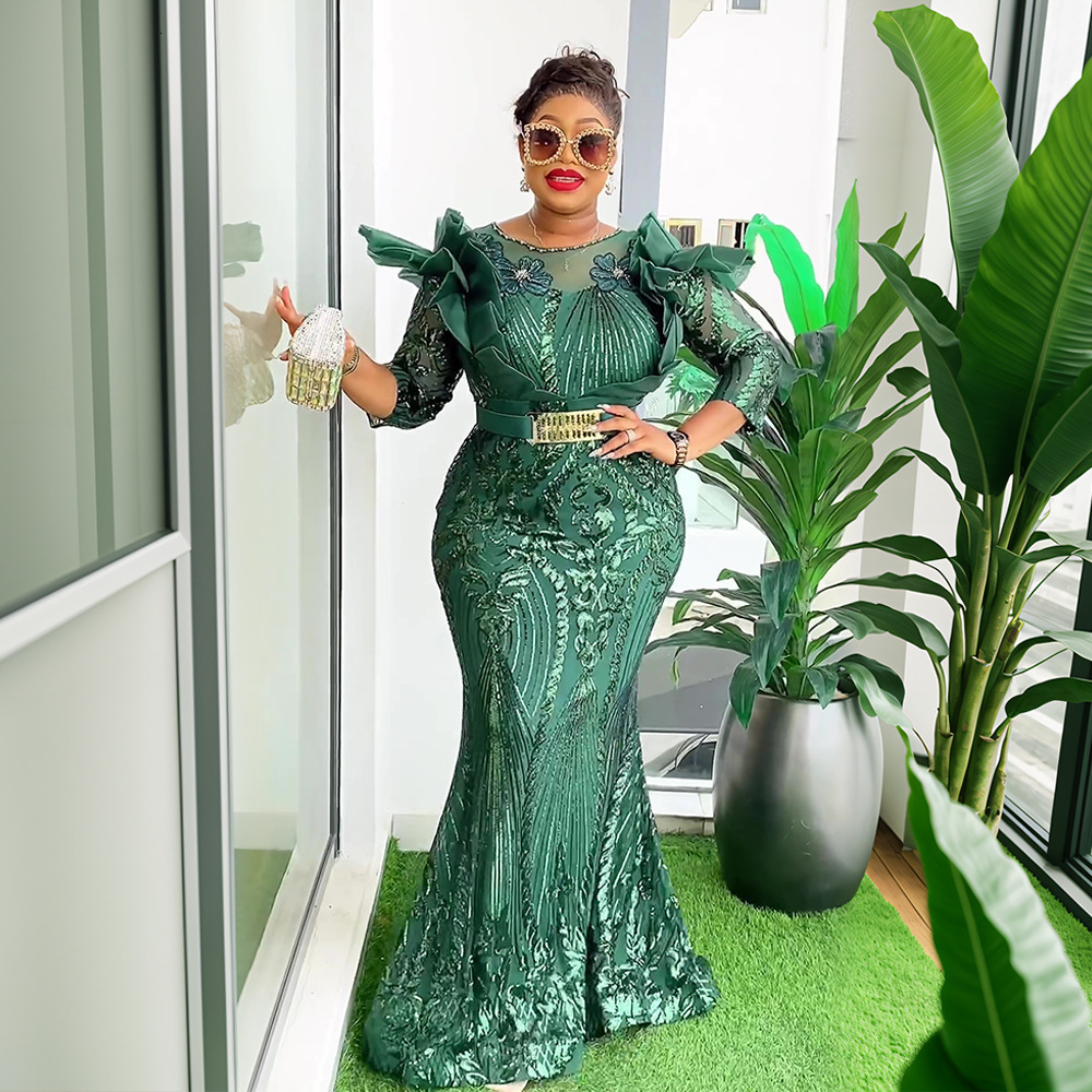 Womens Plus Size Christmas Halloween Party Evening Dress Sequin New Style 241017