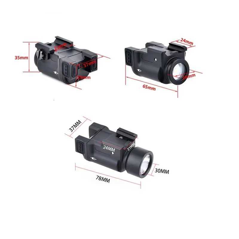 Tactical Zenitco KLESCH-1 1S GEN2.0 Airsoft Hunting Flashlight Metal LED Rifle Scout Pistol Light Fits 20mm Picatinny Rail XJ250728