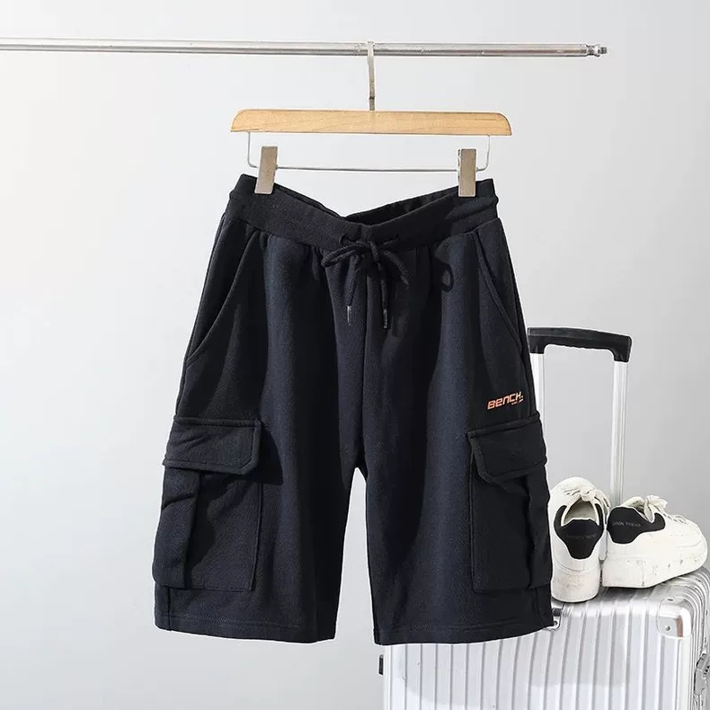 Men's Nylon Spandex Shorts for Casual Sports with Moisture-Wicking Fabric