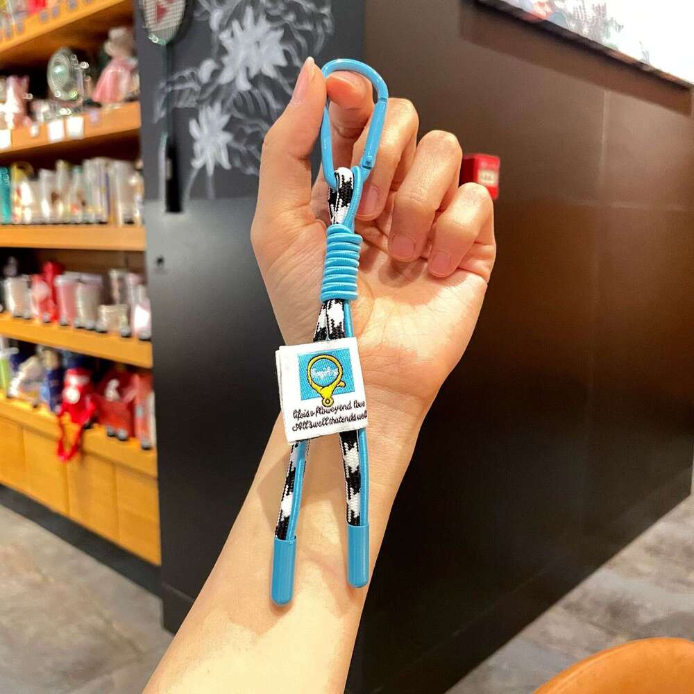 Miu Style Phone Lanyard Dopamine Colorful Rope Wrist Keychain Bag Pendant Small Accessories