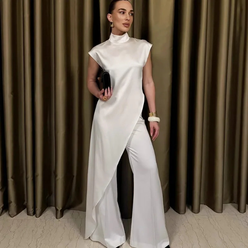 Tuularose Women Backless TShirt Vest Summer Sleeveless Fashion Slim Top Streetwear Solid Sexy Irregular Tank Female 250729