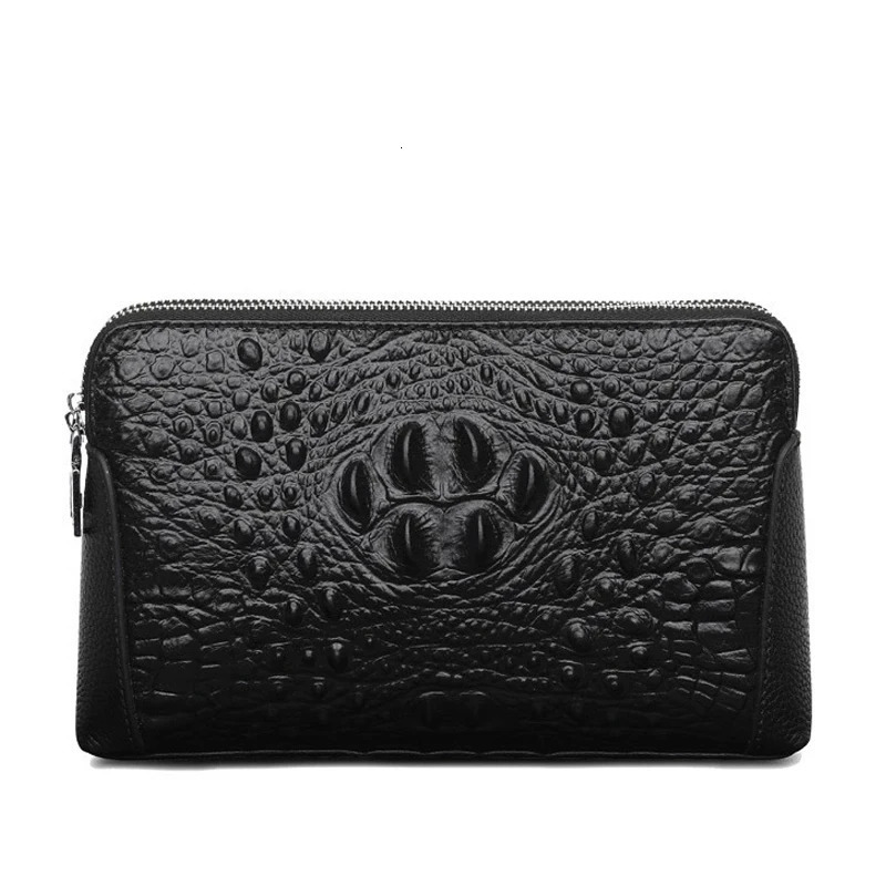 Genuine leather Skin Mens Handbag Wallet Card Bag sacoches hommes cartera hombre sac a main mens bag clutch bag 250723