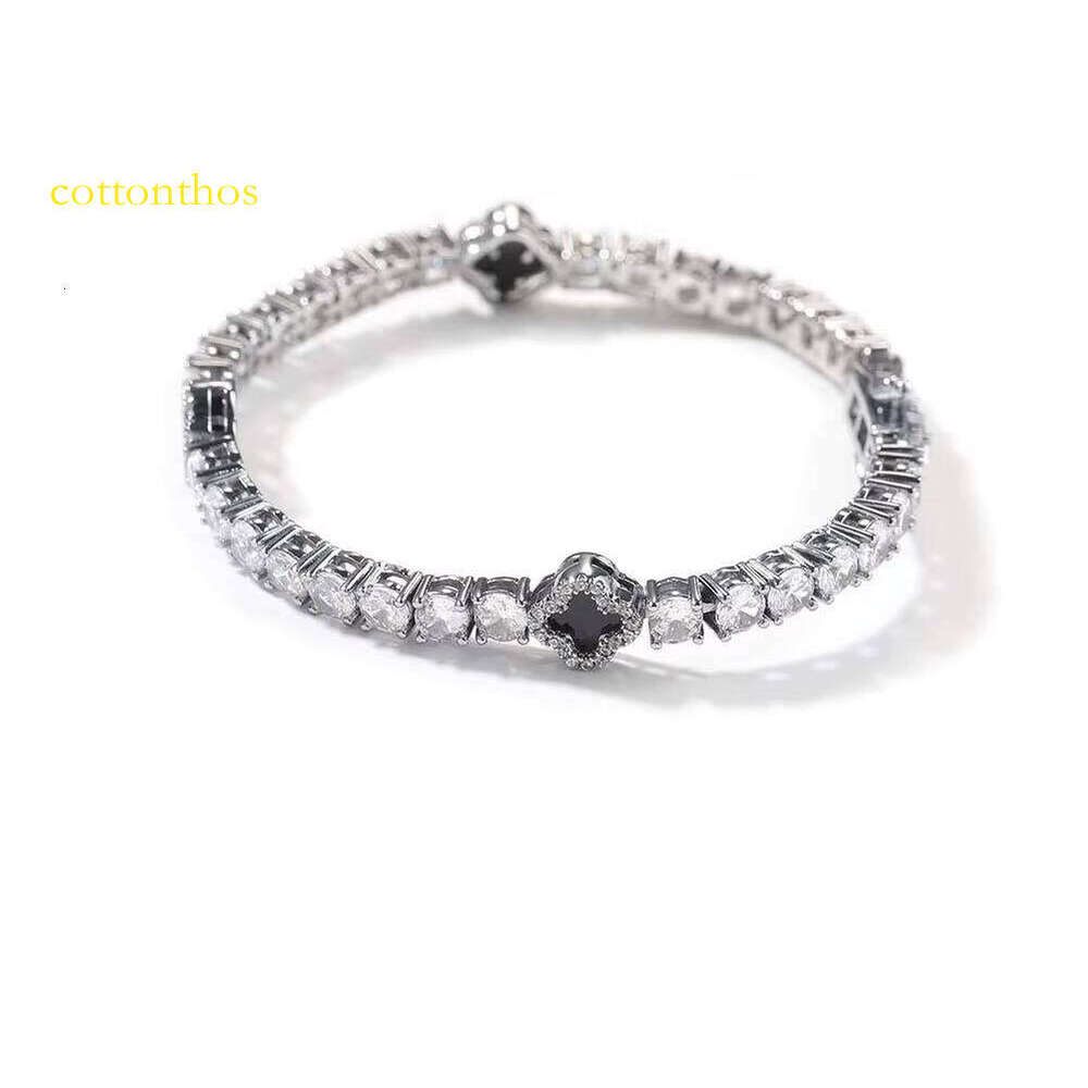 Sier Style Moissanite dia Tennis Bracelets for Men and Women Fashionable Hip-Hop Gifts Wholesale price