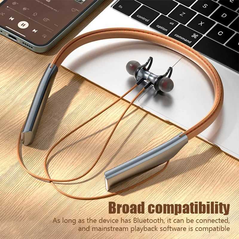 Headphones Magnetic Sport Neckband Neck-hanging TWS Earbuds Wireless Headset with Mic R250728
