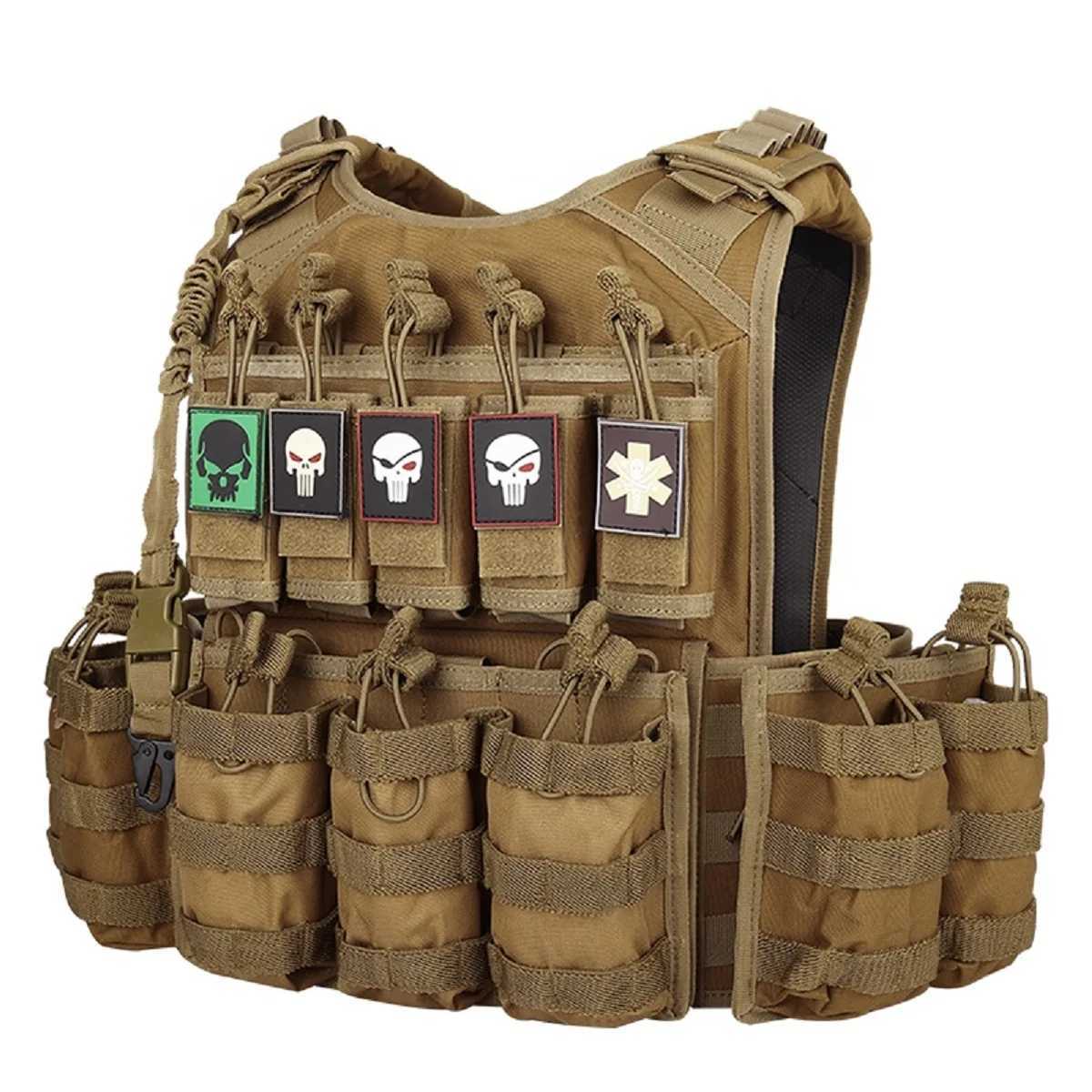 Nylon Protective Lightweight Modular Molle Chaleco Tactico Plate Carrier Tactical Vest Tactico Gear Colete Tatico Z250728