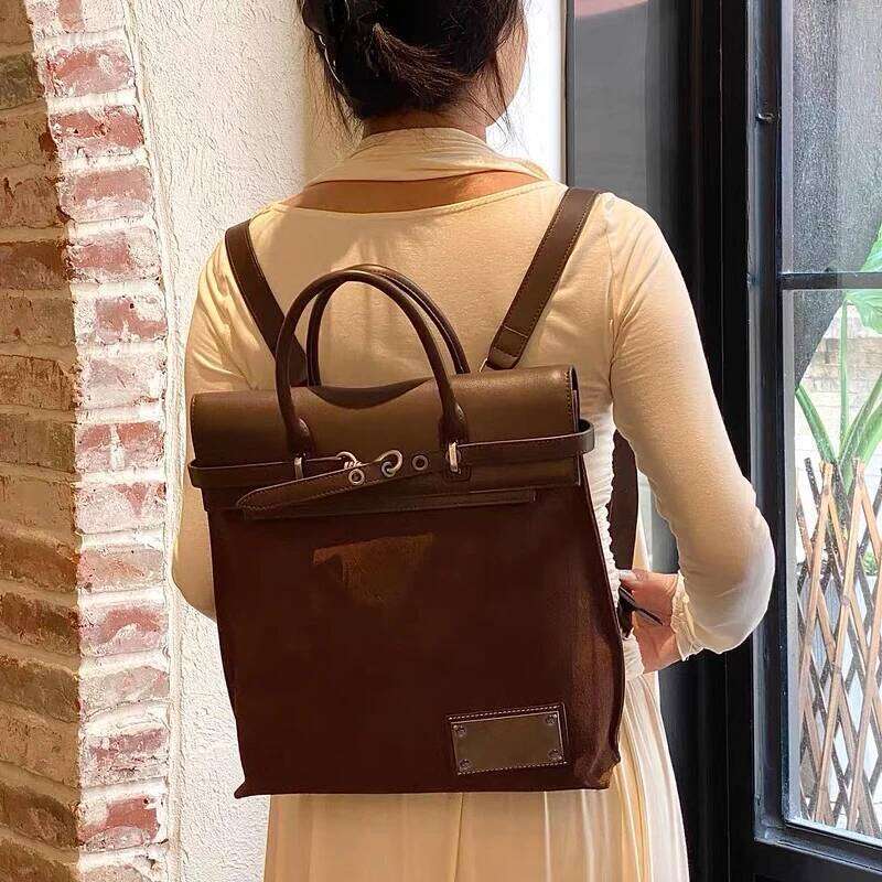 Women's Bags Designer Women's Bags Designer England Style Backpacks Fo Women Designe Handbag And Puse New In PU Oil Wax Leathe Sequined Belt