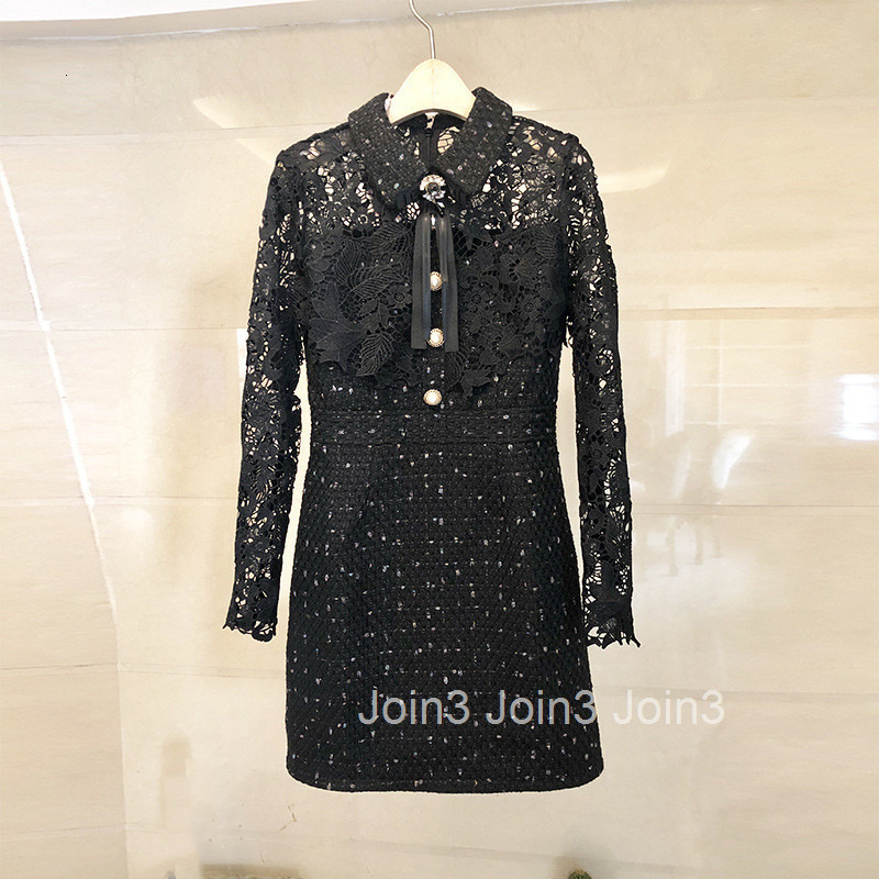 French style western-style bottom A-line skirt autumn/winter fashionable slimming thick floral woolen dress with heavy stitching texture