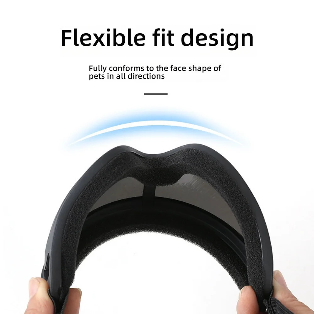 Professional UVproof sunglasses for dogs a musthave pet outdoor travel wind and dust goggles in colorful silver 250729