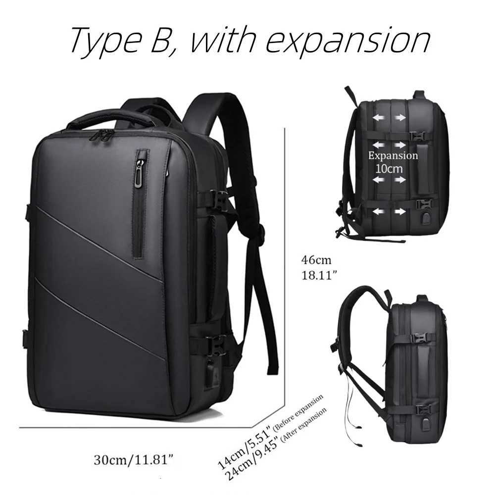 17inch Mens Business Laptop Backpack Quality Large Capacity Backpack Waterproof USB Travel backpacks men camping Mochaila S250728