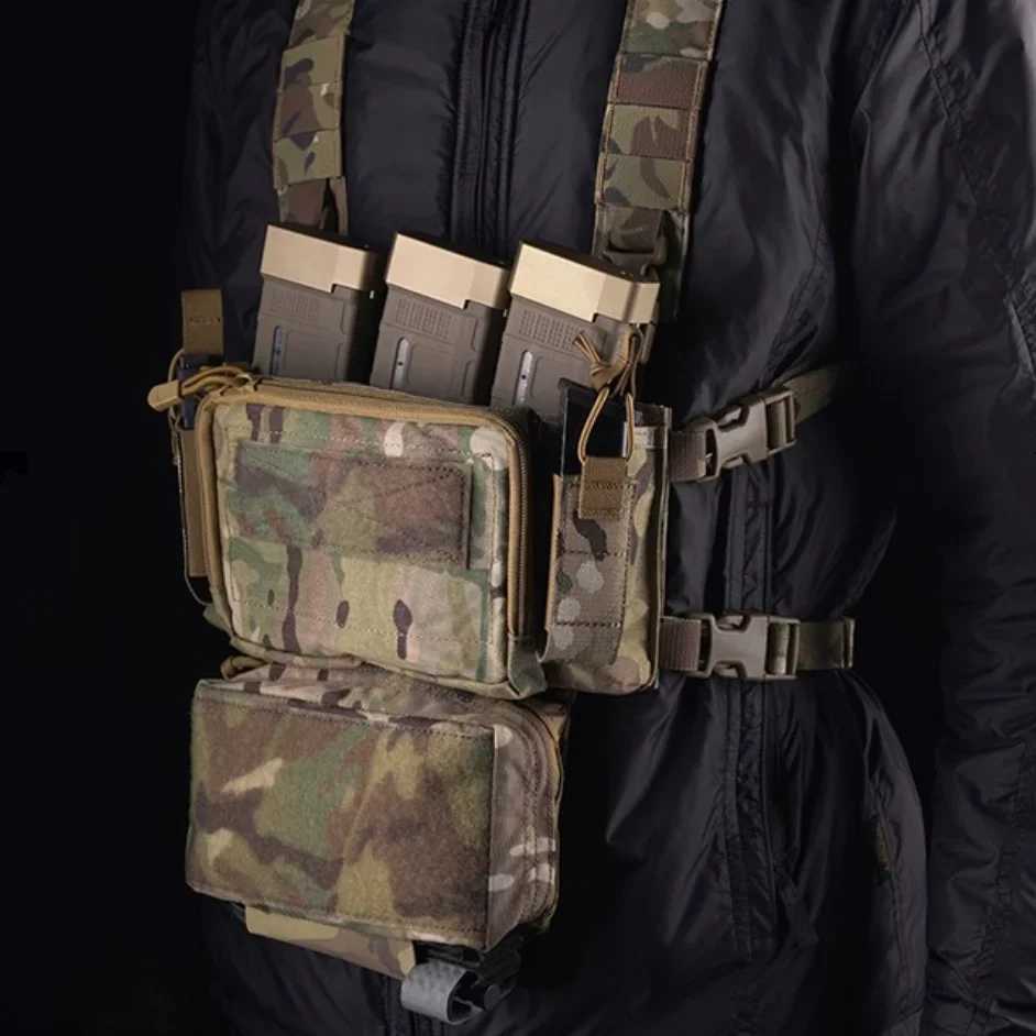 Tactical D3CRM chest equipment air gun tactical vest with 5.56/9mm Mag bag outdoor hunting vest suitable for tactical games Z250728