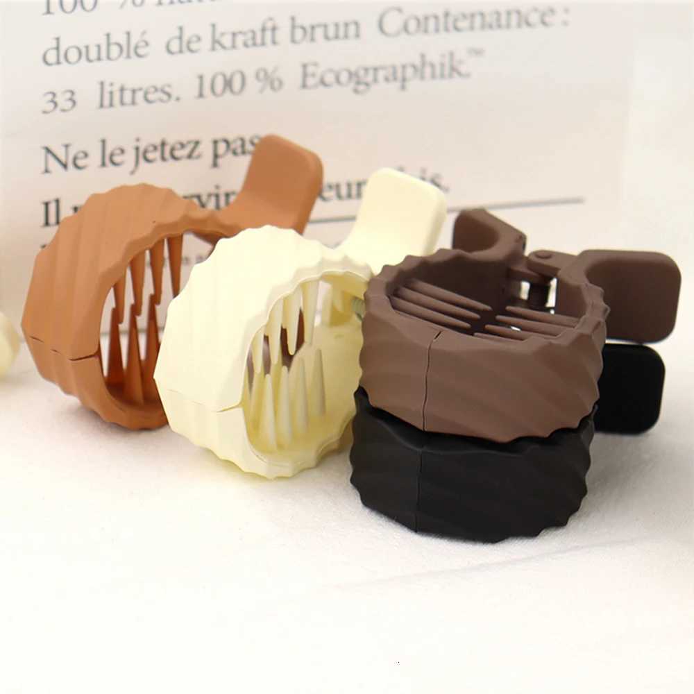 Non-Slip Frosted Hair Clips for High Ponytail - Mini Round Solid Color Multi-Style Hair Accessories for Women Z250729
