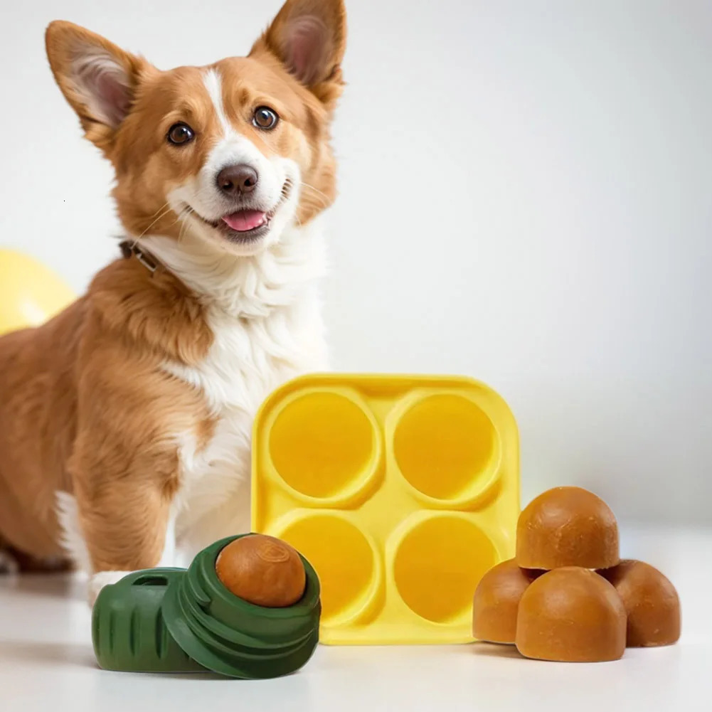 Dog Slow Licking Feeder To Keep Your Pup Distracted Refillable Food Ball Toys Frozen Tray Pet Supplies 250729