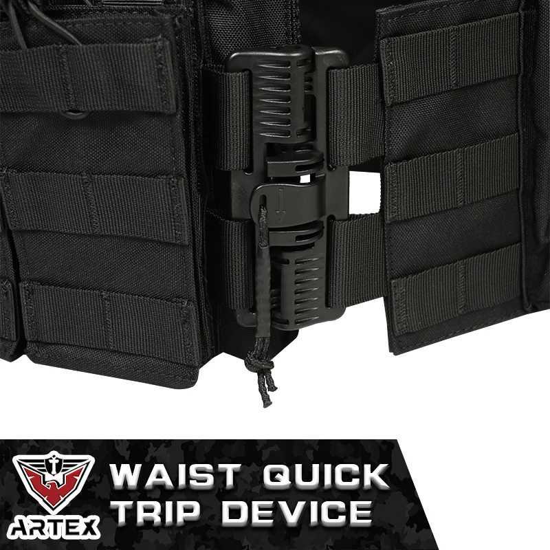 Artex 1000D Plate Carrier Quick Release 6094K Tactical Vest Hunting Vest Protective Adjustable Molle Airsoft Vest Z250728