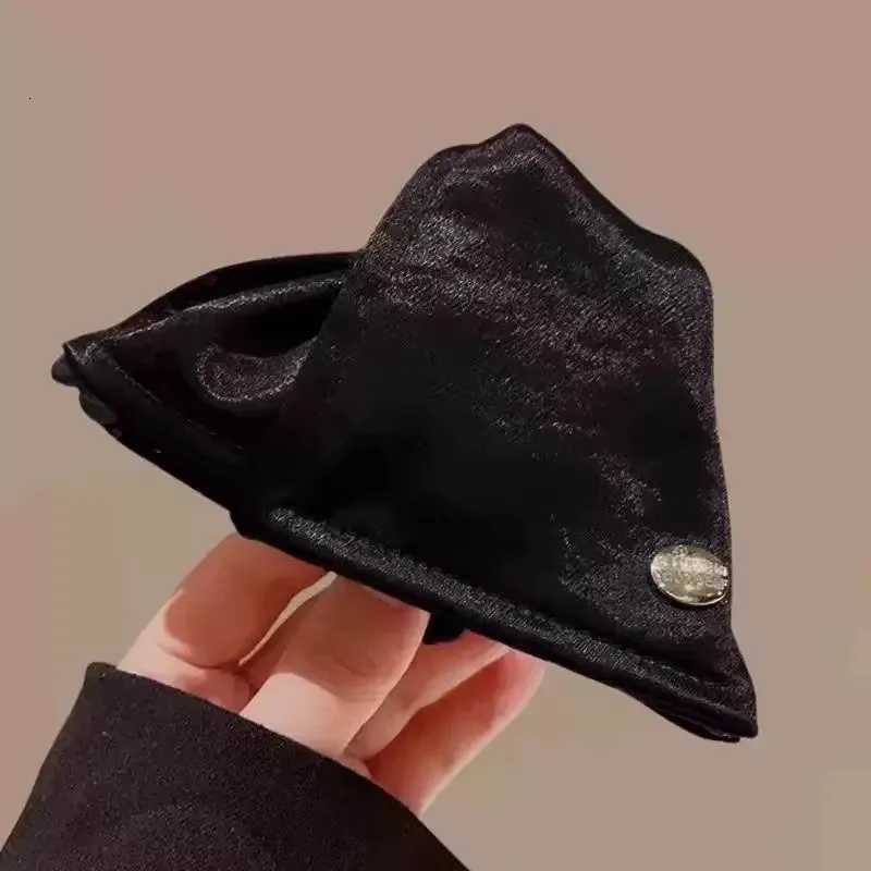 Elegant Solid Cloth Cross Hair Claw For Women Girls Sweet Hair Ornament Claw Clip Hairpin Hair Accessory Fashion Hair Accessories Z250729