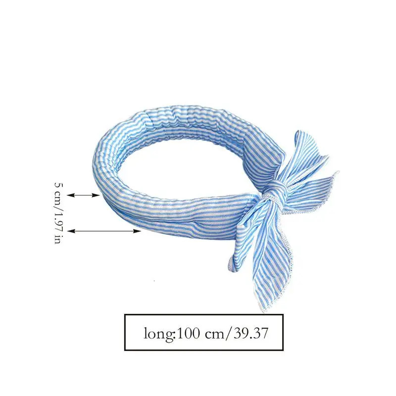 Pet Cooling Ice Scarf Cool Breathable Towel Heatstroke Dogs Cats Collar Cat Adjustable Bibpet Supplies 250729