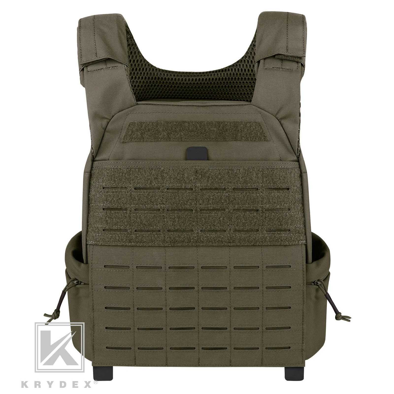 KRYDEX Tactical Strength Training Weight Vest Laser MOLLE Plate Carrier 5.758.7514.7519.75 Lbs For Outdoor Sport Z250728