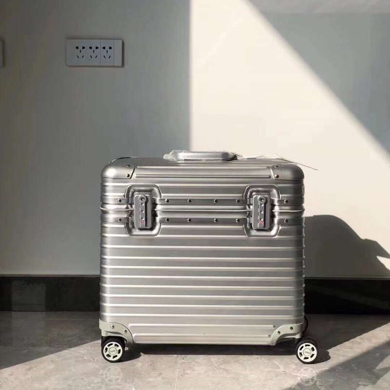 25 Hot Sales in Europe and America German Full Aluminum Magnesium Alloy Flip Top Camera Long 18inch Boarding Small Trolley Case Men's Travel Suit