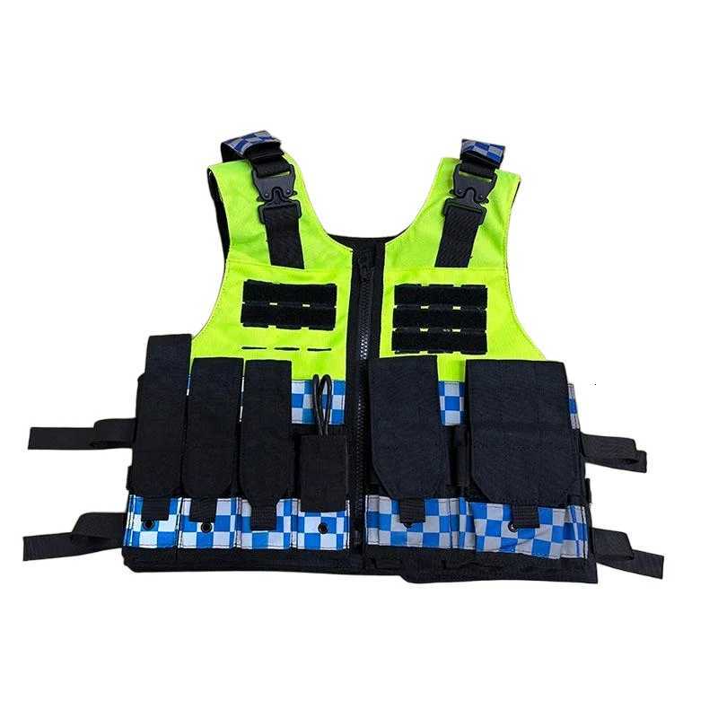 Fluorescent Armor Raccoon Patrol Reflective Mens Tactical Vest Quick Reaction Combat Vest Anti Stab Clothing Z250728