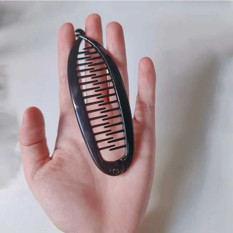 Matte Fish Shape Hair Claw Solid Color Claw Clips Hairpin Ponytail Banana Hair Clip Headband For Women Accessories FZr01 Z250729