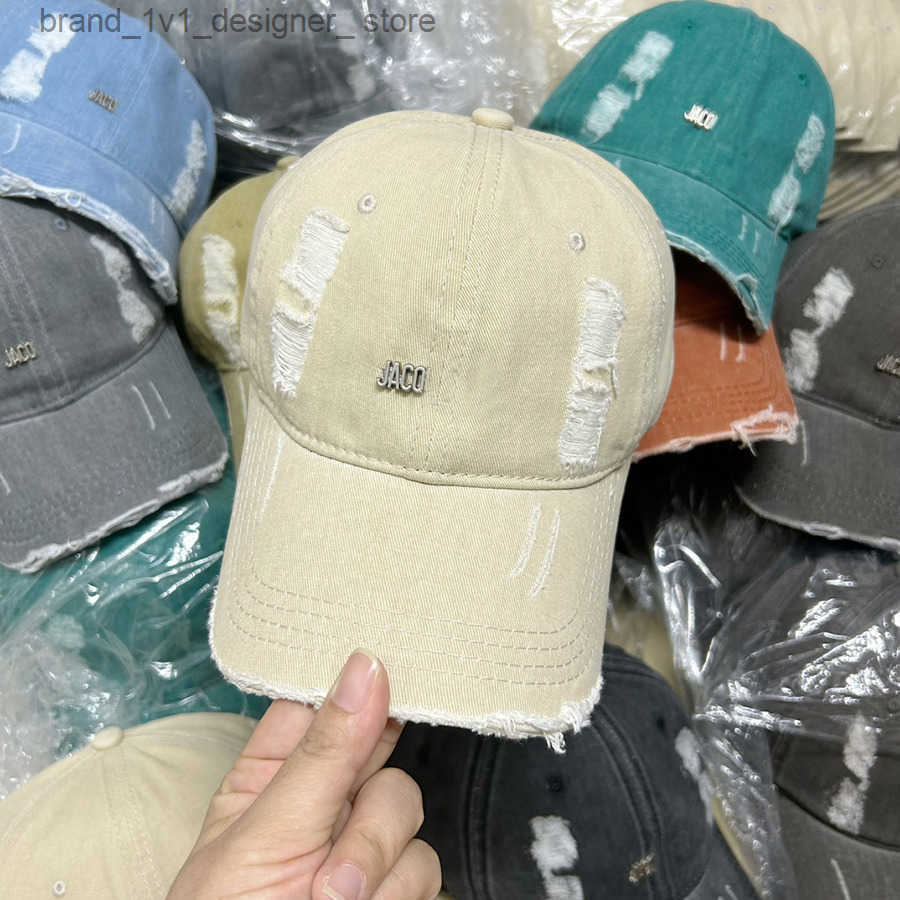 Baseball Bucket Hat Jeans Blending Classic Sun Protection Letter Tide Adjustable Head Cap Hats Men Womens Baseball Caps Retro Unisex R250603 S250729