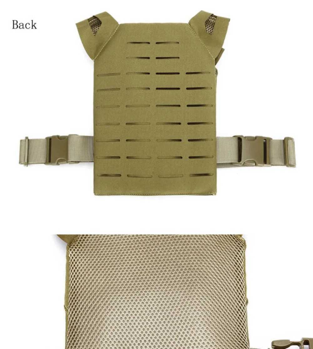 Kids JPC Plate Carrier Vest Tactical Molle Airsoft Combat Jump Training CS Vest Military Training Vest Paintball CS Outdoor Z250728