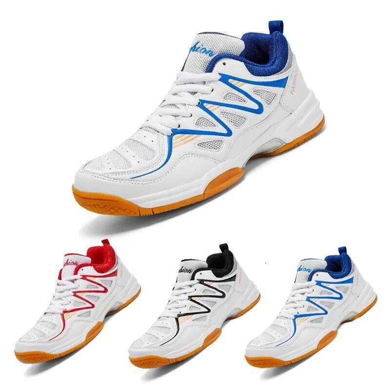 New Professional for Men Women Breathable Badminton Volleyball Shoes Indoor Sport Training Sneakers Tennis Big Size