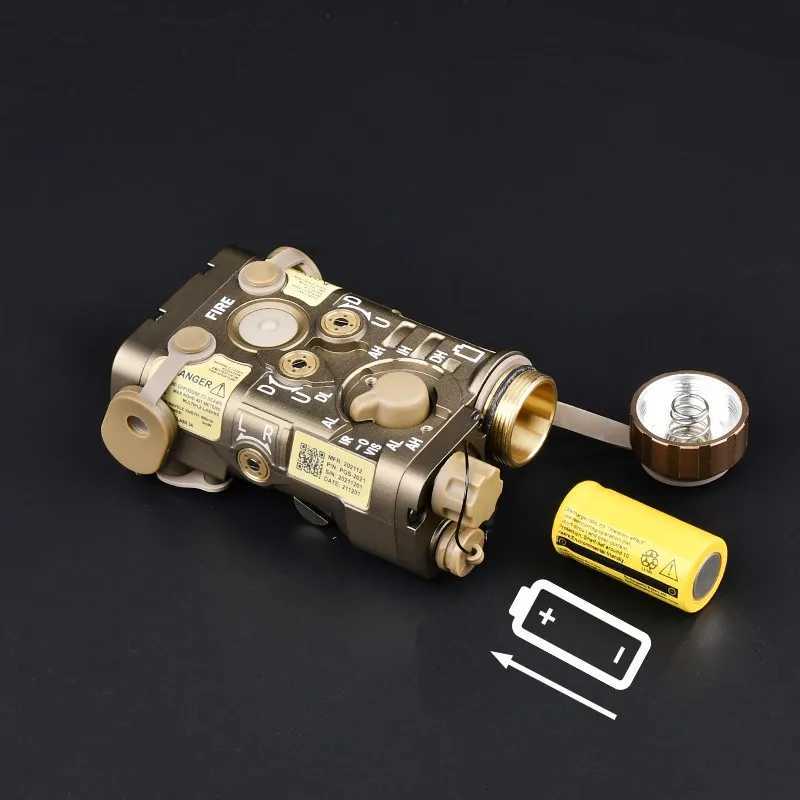 Tactical Metal NGAL Red Green Blue Dot Strobe IR Indicator M300 M600 Scout Light Fit 20mm Rail Airsoft Weapon AccessoryXJ250728
