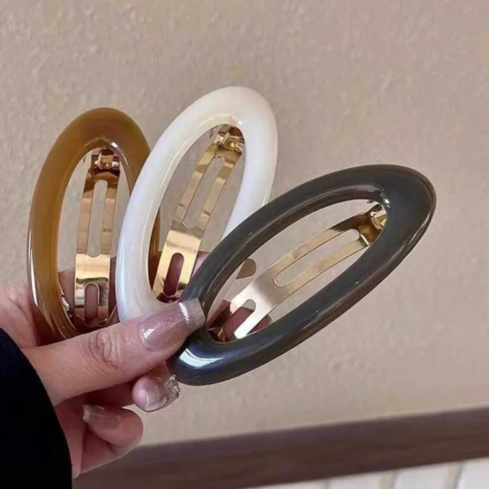 Korean Big Spring Hair Claw Clips Women Metal Jelly Ponytail Holder Hairpin Barrettes Fashion Girls Hair Accessories Hairgrip Z250729