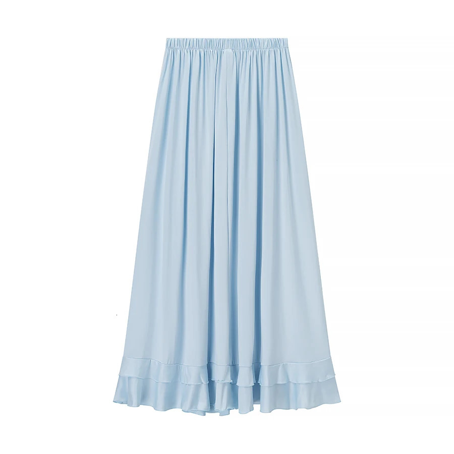 set dress Europeanstyle womens clothing versatile multilayered decoration scalloped edge 250729