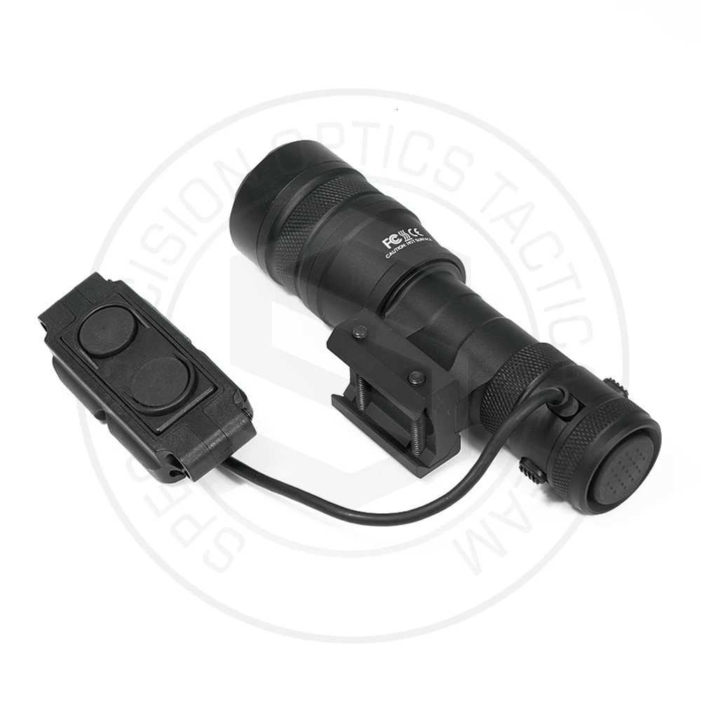 Metal Hunting Scout Light 1300 Lumens REIN 1.0 Flashlight Spotlight Dual Function Switch Fits 20MM Rail R250728
