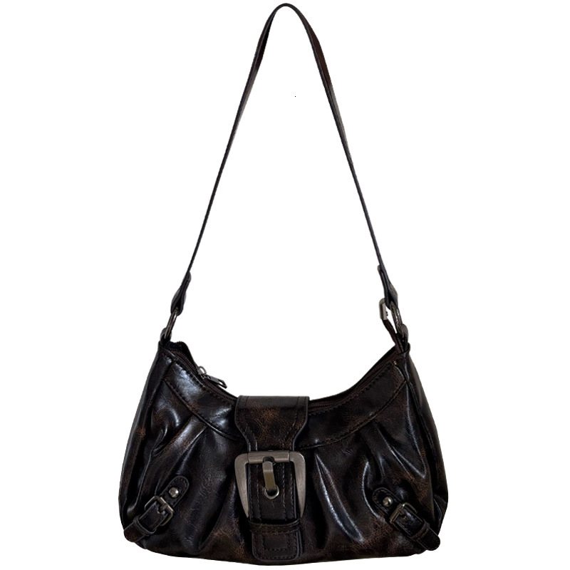 Designer Bag Vintage Punk Motorcycle Wasteland Style Retro Underarm Bag New French Texture Versatile Handbag Luxury Bag Shoulder Bag Tote Bag
