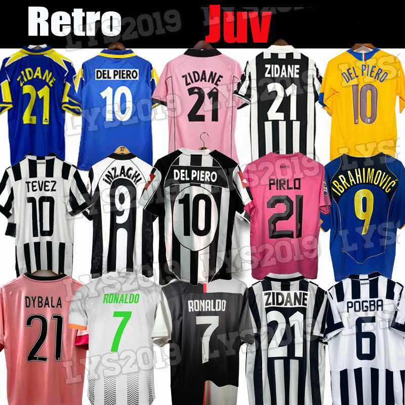 INZAGHI Retro DEL PIERO TEVEZ Conte soccer jerseys Buffon PIRLO ZIDANE 84 85 94 95 96 97 98 99 02 03 04 05 11 12 15 16 DYBALA Conte shirts 88822893
