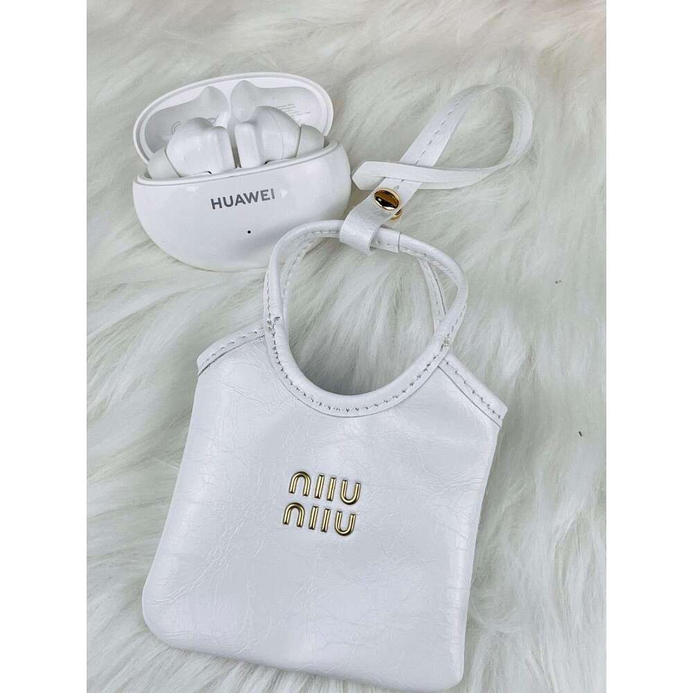 Creative Niche Hanging Decoration Mini Bucket Bag Pendant Stone Pattern Miu Classic Japanese Korean Style
