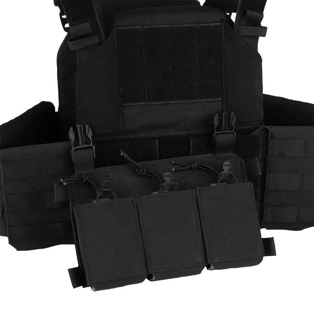 OPHIDIANTAC 5.56 Triple Magazine Pouches MOLLE Hunting Heavy Vest with CS Wargame Gear Airsoft Plate Carrier Z250728