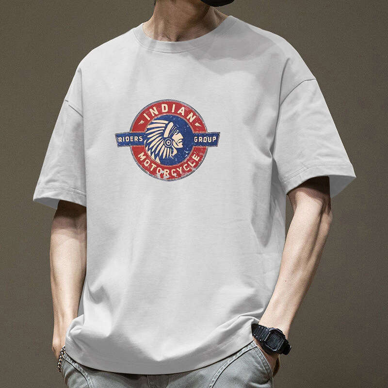 Designer T Shirt 200G Heavyweight Pure Cotton Short Sleeve T-Shirt For Men Summer Printed Base Shirt Round Neck Couple T-Shirt Plus Size Trendy Graphi