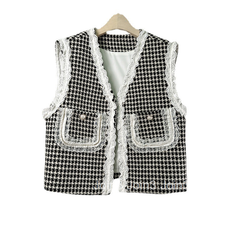 Korea 2025 Summer Autumn New French Style Loose Fashion Vest Women Trendy Vest Jacket Women