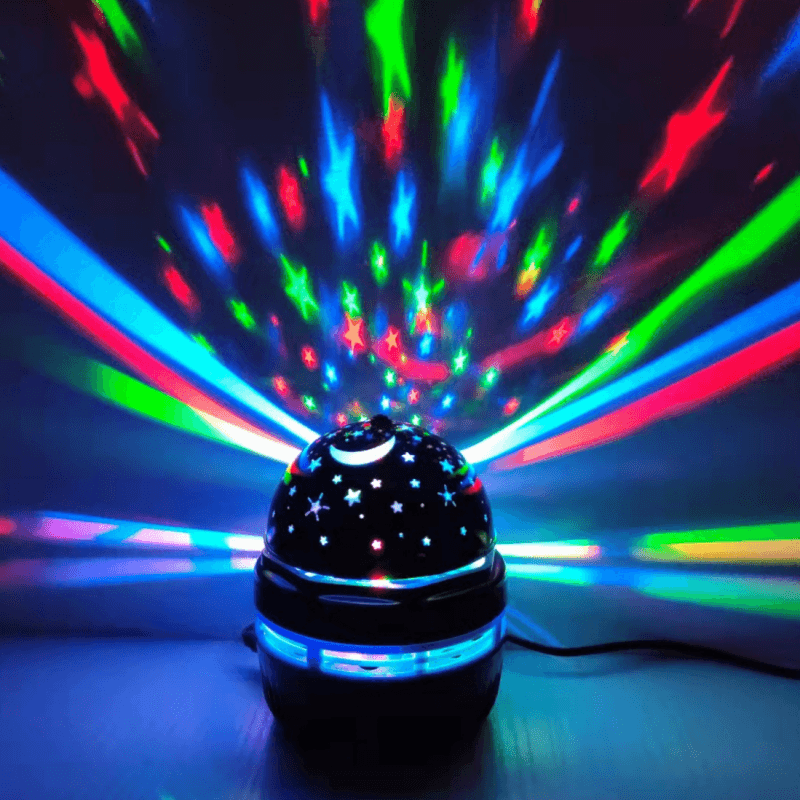 Gypsophila Atmosphere USB Romantic Dreamy Colorful Birthday Gift Plug-in Car Decoration Starry Sky Projection Light