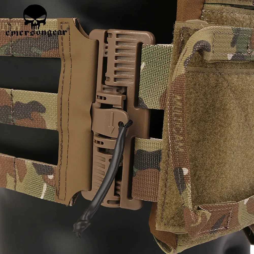 EMERSONGEAR Tactical Vest Lasercut Plate Carrier ROC Quick Release Hunting Cummerbund Aussault Airsoft Paintball Shooting EM7408 Z250728