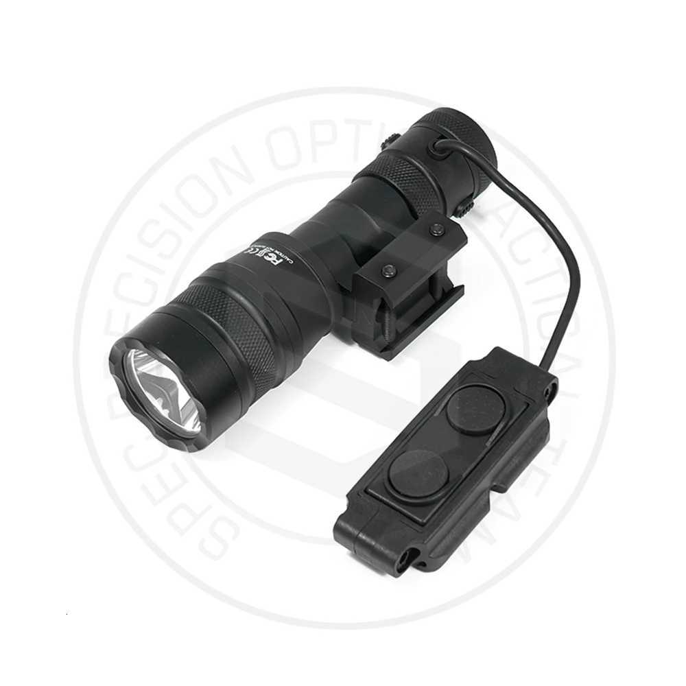 Metal Hunting Scout Light 1300 Lumens REIN 1.0 Flashlight Spotlight Dual Function Switch Fits 20MM Rail R250728