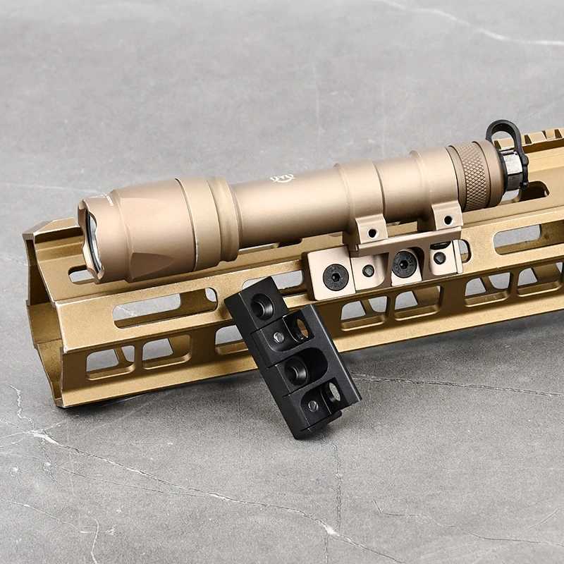 Tactical M300 M600 Scout Light WADSN M340 M640 Powerful Flashlight Fits M-LOK KeyMod Rail Mount Offset Airsoft AccessoriesXJ250728