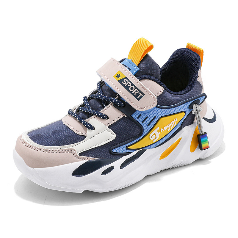 Girls' Sneakers Spring Summer Breathable Versatile Solid Sole Dad Single Mesh Casual Shoes