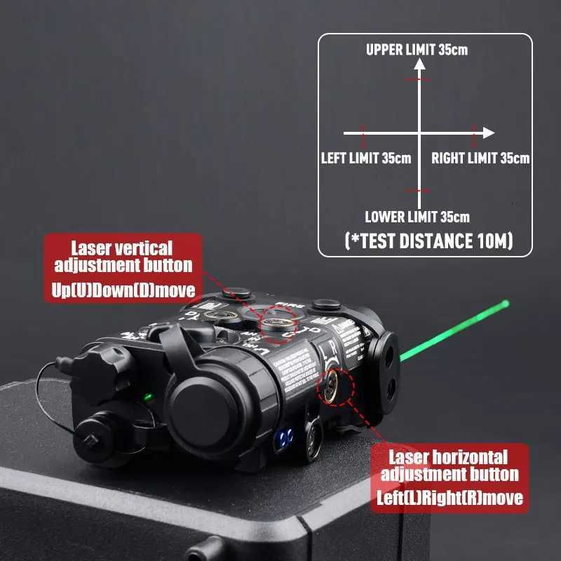 Tactical Metal NGAL Red Green Blue Dot Strobe IR Indicator M300 M600 Scout Light Fit 20mm Rail Airsoft Weapon AccessoryXJ250728
