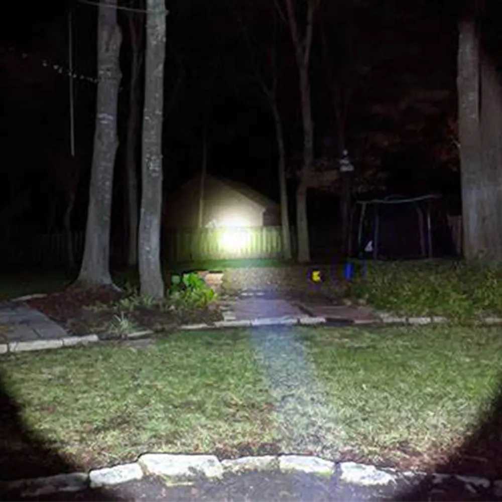 Weapon Okw Flashlight Metal Spotlight Oke Pl350 18650 18350 Flashlights Tactical High Power Led Light With Full Marking R250728