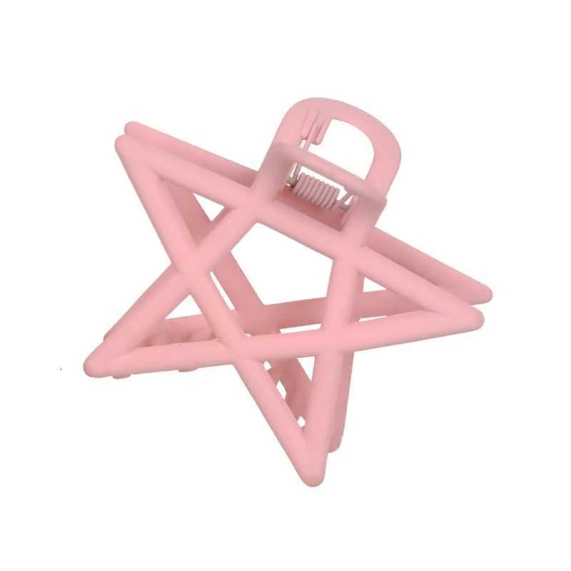 Solid Color Women Stars Hair Clip Girls Hairpin Cute Hair Bow Claws Hair Accessories Z250729