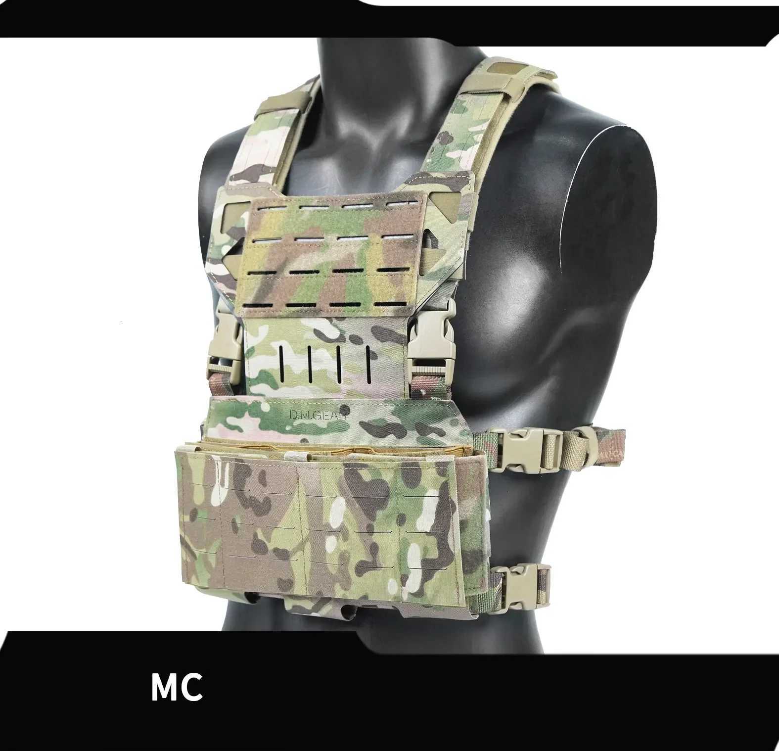 DMGear Chest Rig Tactical Vest for Airsoft Gear Equipment Plate Carrier Hunting Outdoor Paintball Z250728