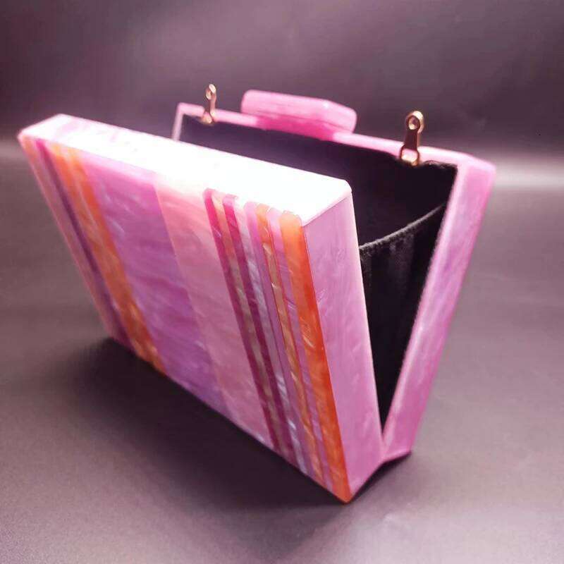 Women's Bags Designer Women's Bags Designer Woman Famous Brand Acrylic Clutch Designer Wedding Elegant Evening Handbag Party Wallet Purple S