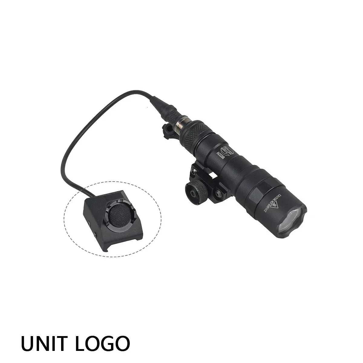 Tactical M300 M300B Airsoft Powerful Flashlight With Remote Pressure Switch Fits 20mm Rail Rifle AR 15 Weapon Gun Scout LED LightXJ250728