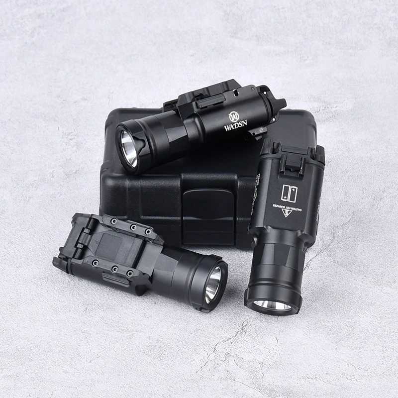 Vadsn Metal X300 Hanging Flashlight X300UH-A High Power White Led Scout Light Hunting Pistol Gun Light Fit 20mm Picatinny Rail XJ250728