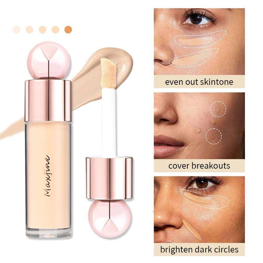 Concealer with Pore Blurring Moisturizing Oil Control Long Lasting Sweat Resistant Non Transfer for Covering Facial Blemishes X250728